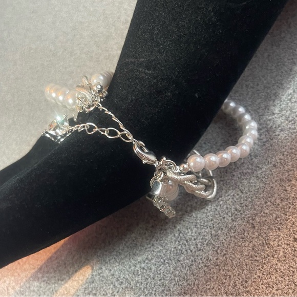 Pearls & Chains Multi Strand Bracelet - Picture 4 of 6